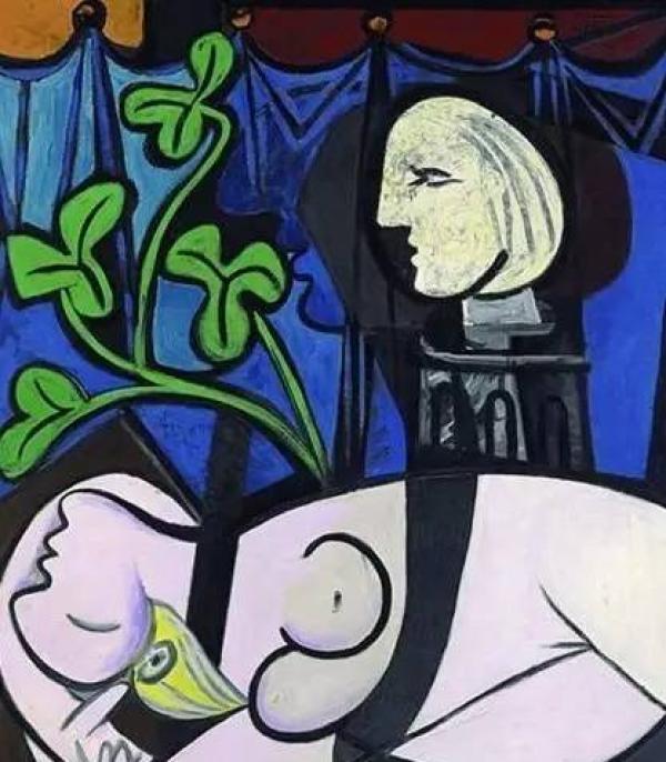皮诺藏品:毕加索作品《Nude,Green Leaves, and Bust》 1932年