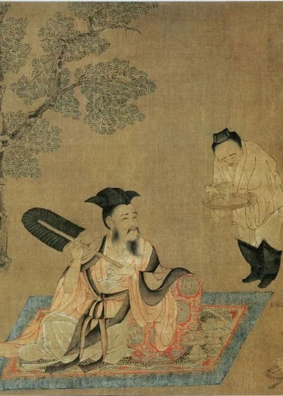 (唐)孙位《高逸图》(局部)上海博物馆藏
