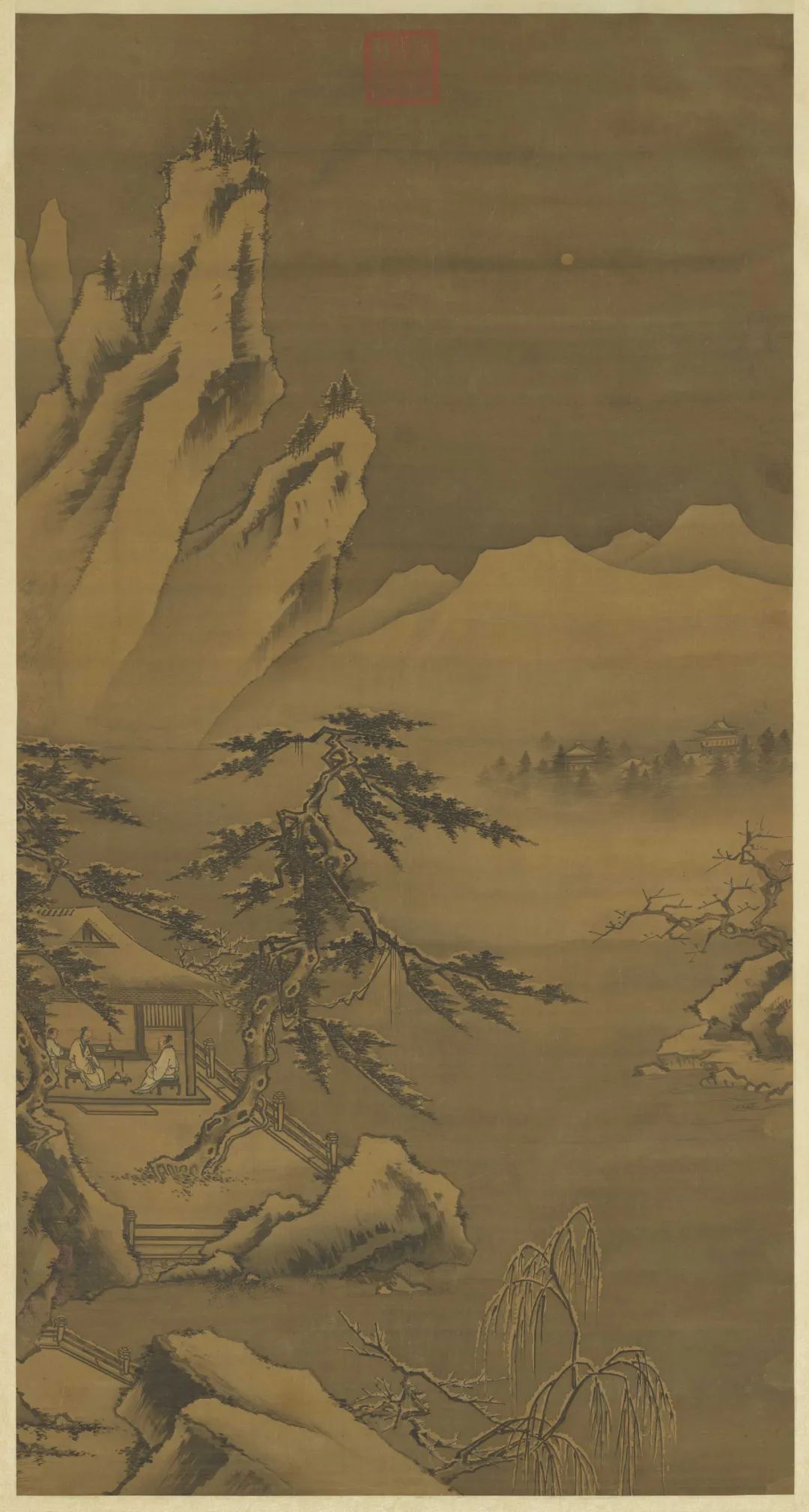 (宋)马远【传】《寒岩积雪图》中国台北故宫博物院藏