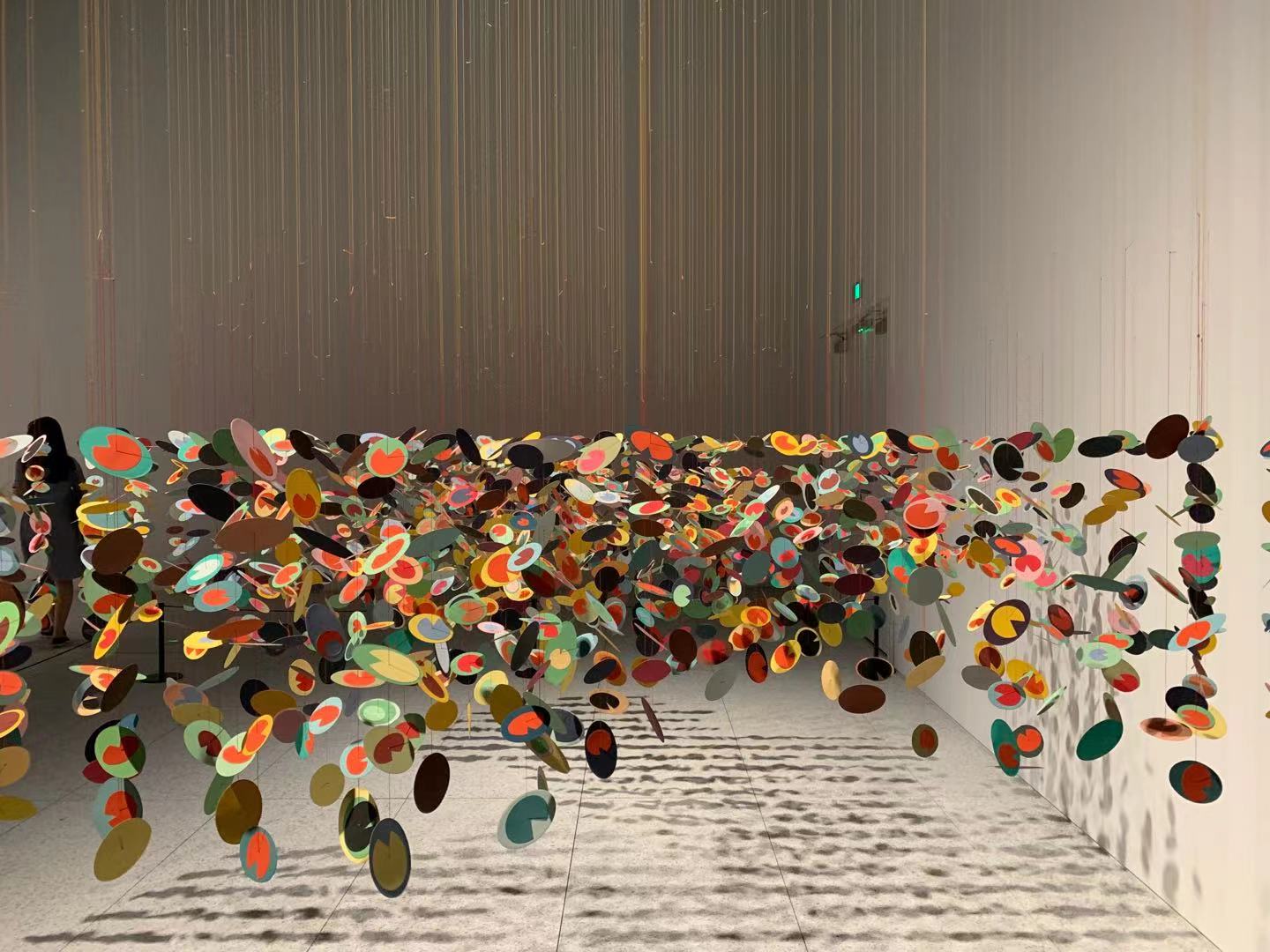 佩·怀特,《垂直断章》,2004(陈列在康定斯基作品边)