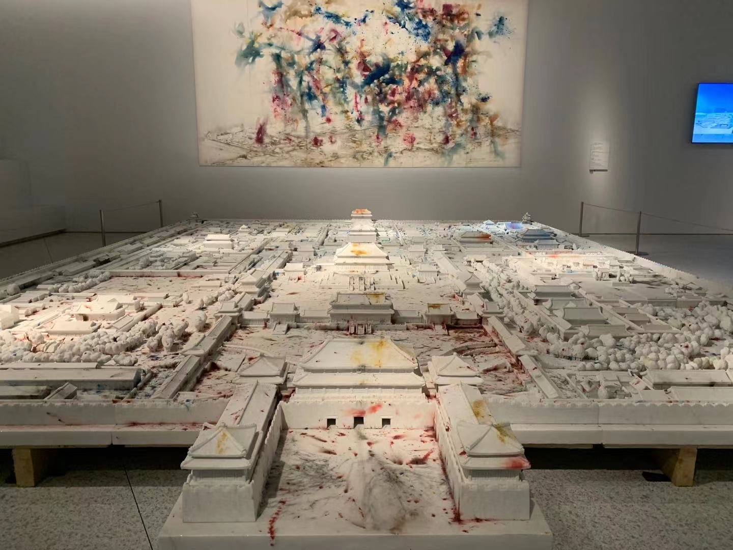 “蔡国强:远行与归来”展览现场