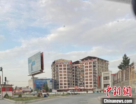 中国侨网中国企业在阿富汗喀布尔建设的“中国城”项目 受访者李西京供图